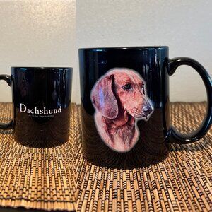 DACHSHUND Ceramic Mug w/ Photo by Barbara Augelio  ~ Doxie ~ Weiner Dog Breed